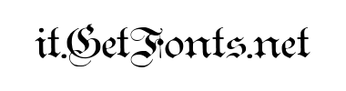 Carattere Teutonic No1 DemiBold