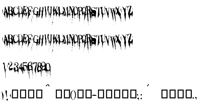 Anteprima carattere Caracura