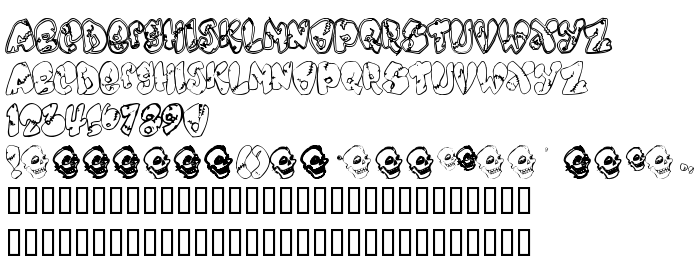 Anteprima carattere Chankenstein