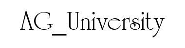 Carattere AG_University